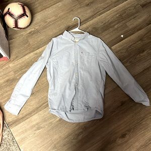 Blue long sleeves Hollister shirt
